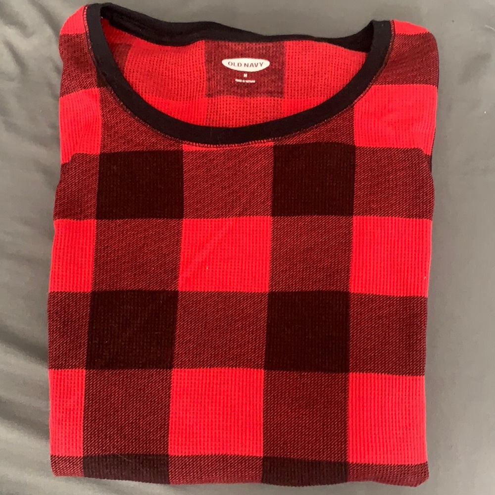 Long sleeve Christmas pj top